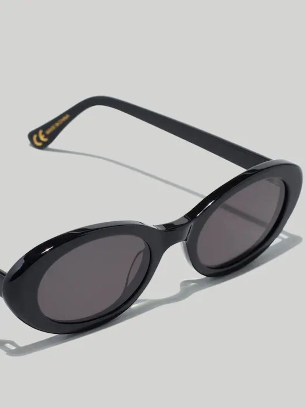 Madewell Russell Oval Sunglasses in Dark Carob - Picture 3 of 4